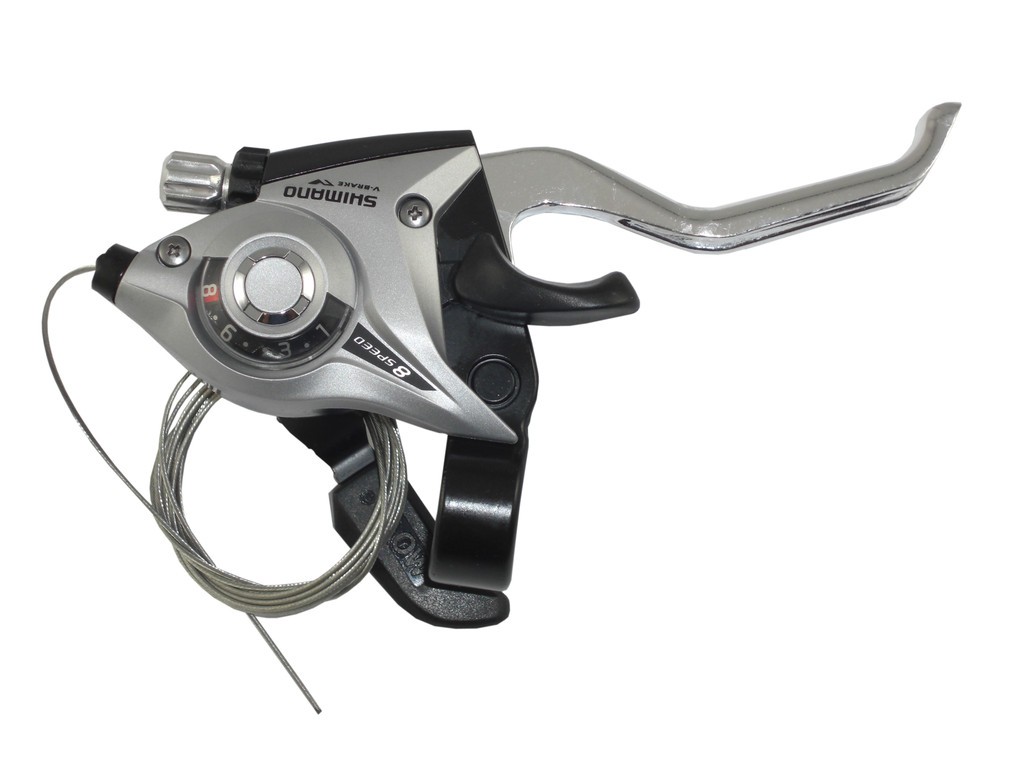 Skifte/bremsegreb Shimano h�jre 8 gear s�lv