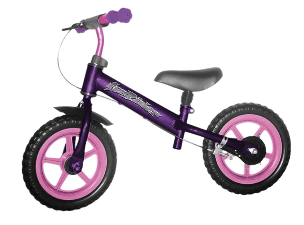Pink l�becykel FunRider 12"