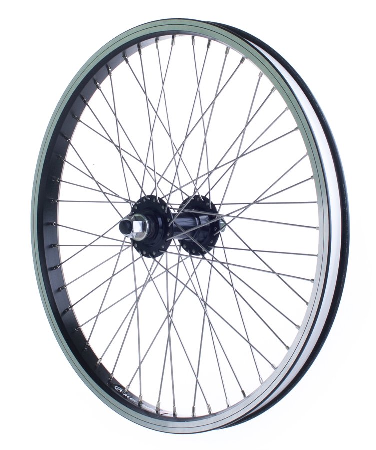 Forhjul Bmx 20 x 1,75 14 mm Aksel 48 H Db DM24 Sort