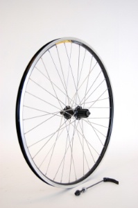 Baghjul Linus 26" MTB 7 gear kassette sort