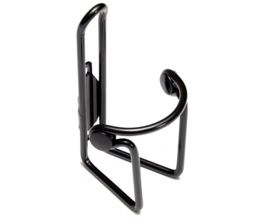 Flaskeholder Lux i aluminium sort