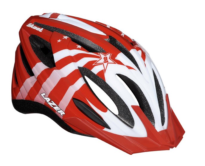 Lazer Skoot r�d/hvid 50-57 cm