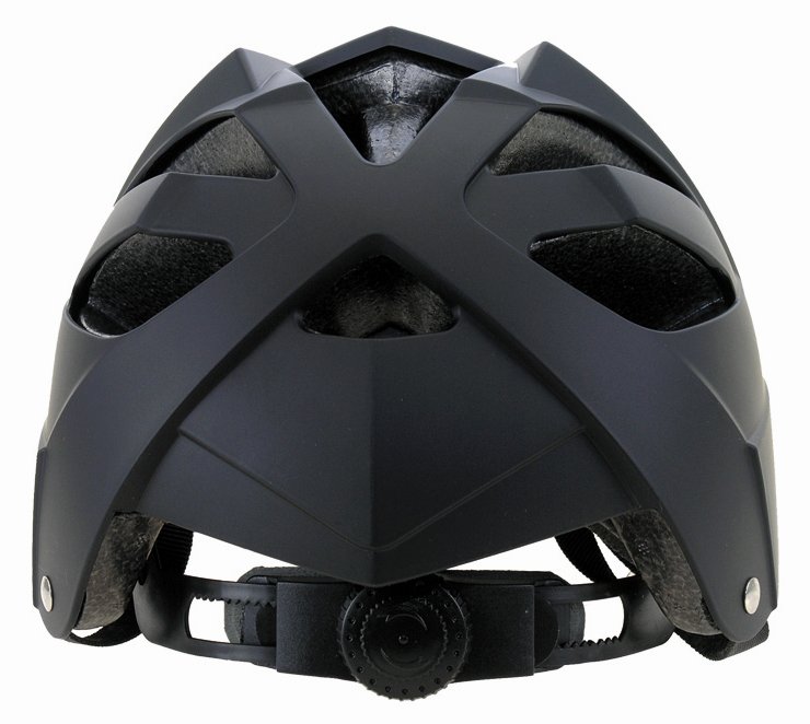Cykelhjelm matsort str. 58-62 cm