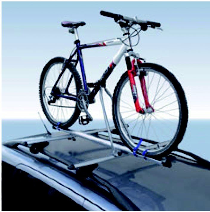 Cykelholder til tagb�jler s�lv TOP BIKE