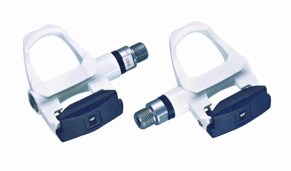 Pedal look keo hvid med lukkede lejer
