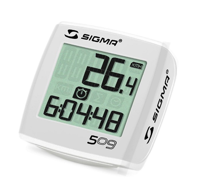 Sigma BC 509 Hvid limited edition cykelcomputer