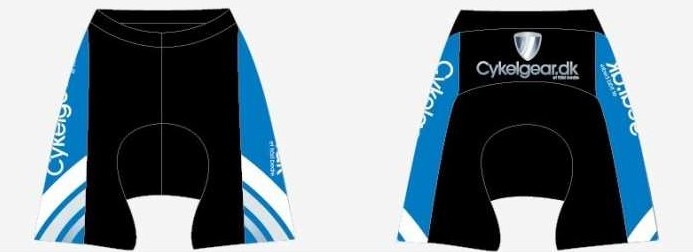 Cykelgear.dk Team shorts med net-seler og indl�g