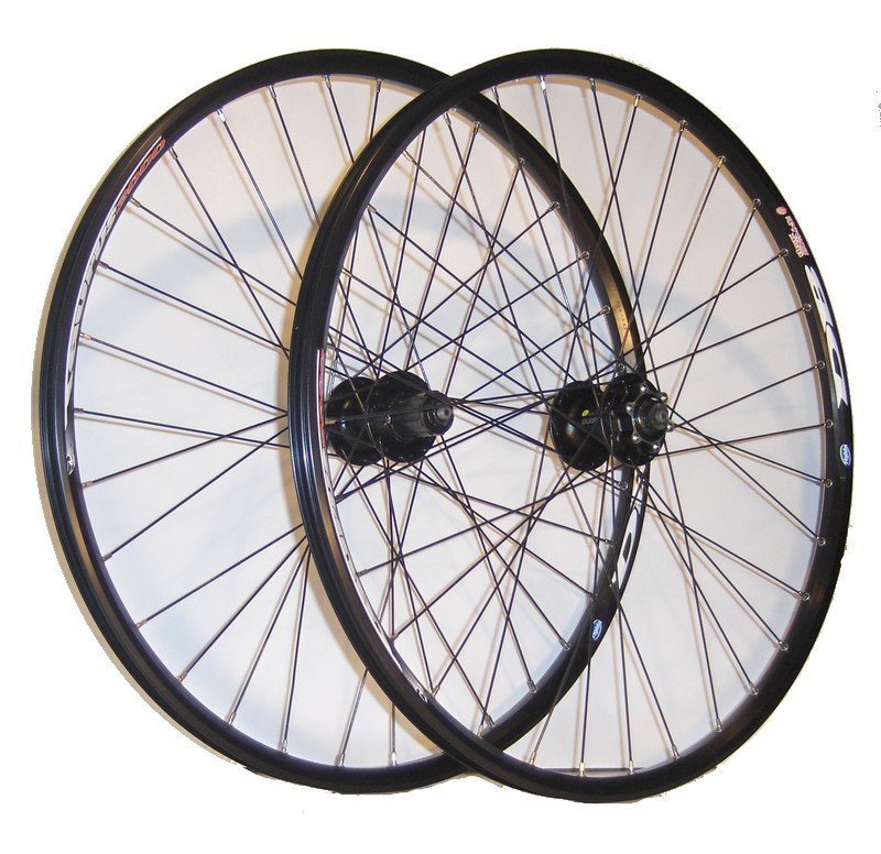 MTB hjuls�t til Disc sorte eger