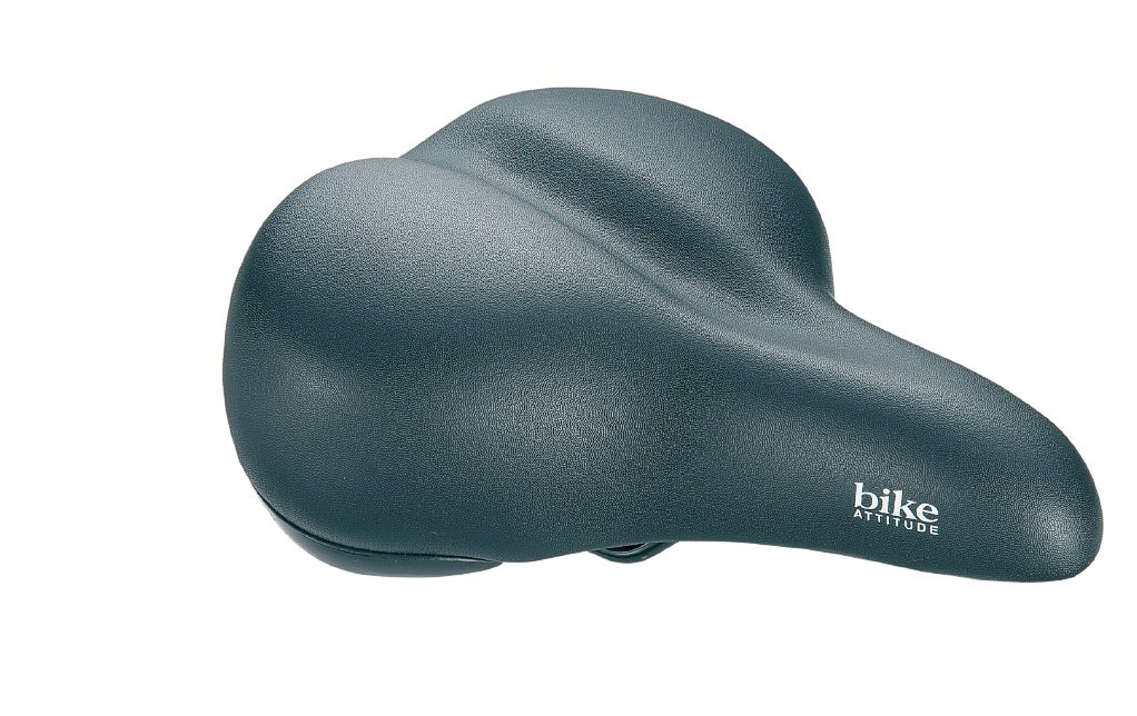 Sadel comfort sort med elastomer