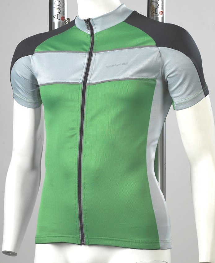 Vento Gr�n/Gr�/Sort jersey