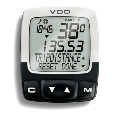 VDO Cykelcomputer C2 tr�dl�s
