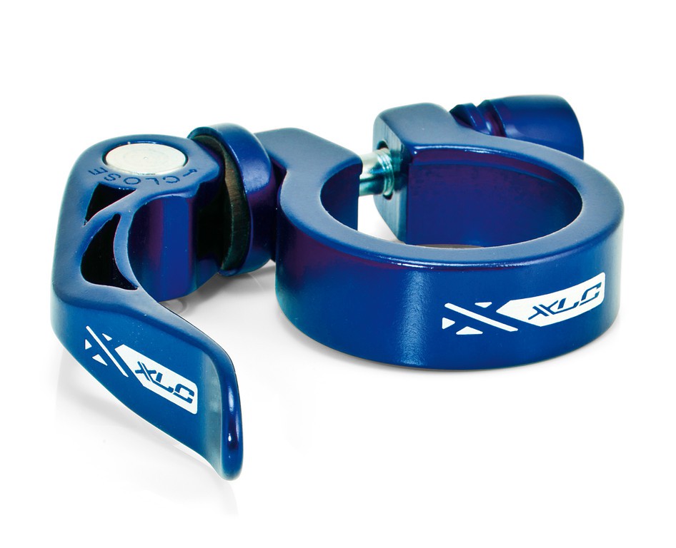 XLC sadelklampe bl� med Quick Release