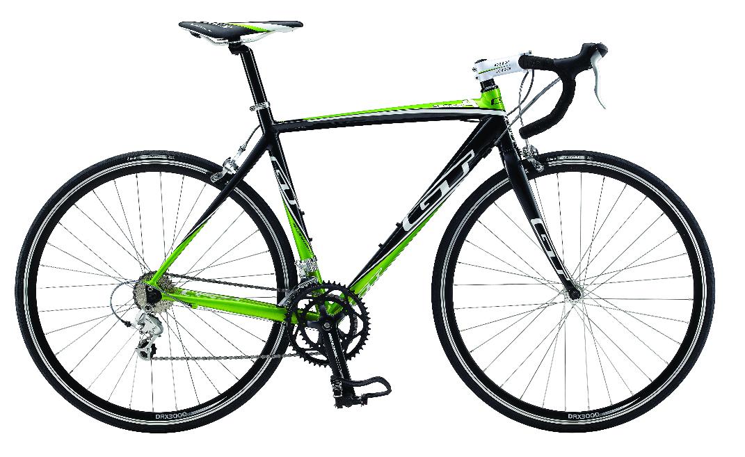 Racercykel GTR SERIES 4 sort/lime 2011