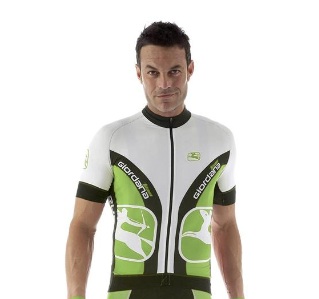 Shirt Tecnical Arts Team Giordana Hvid/Gr�n