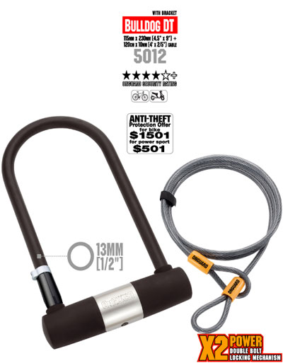 Onguard 5012 Bulldog b�jlel�s med kabel