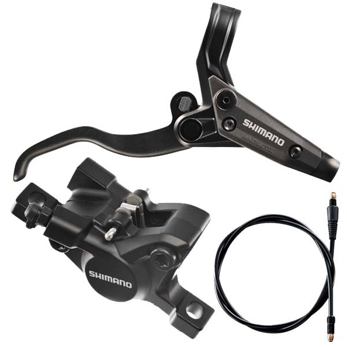 Shimano hydrauliske skivebremser M445/M446 sort
