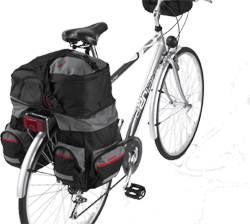 Taske for bagageb�rer 3 delt med ryks�k