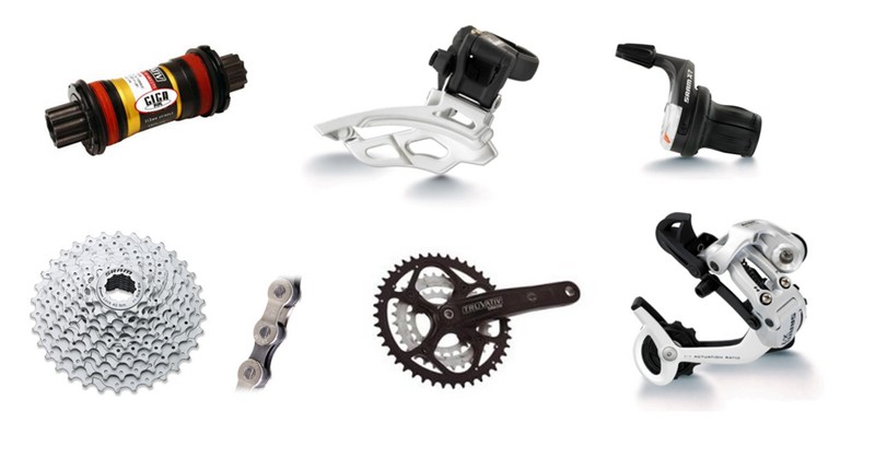 SRAM X.7 gruppe med hydrauliske bremser