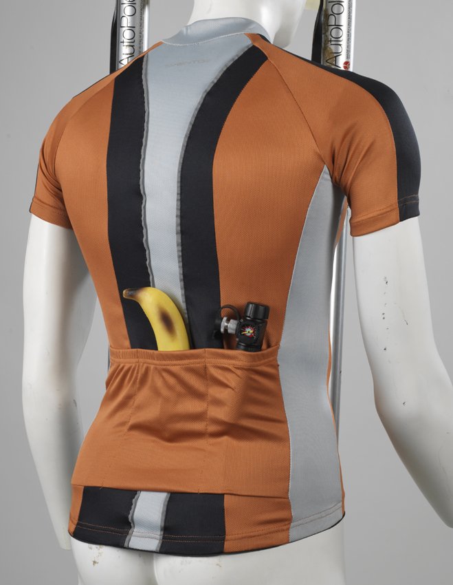 Vento Orange/Gr�/Sort jersey