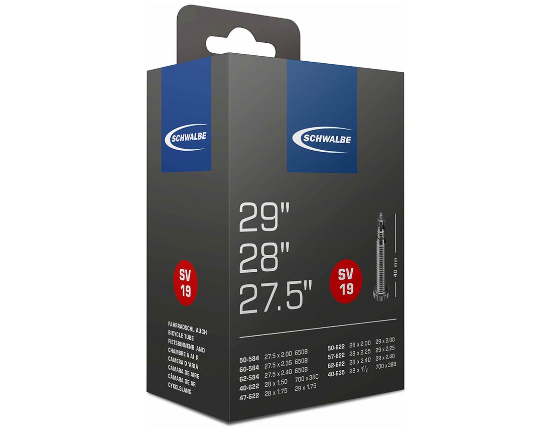 Schwalbe slange 700x38-62c & 27/29"er med Racer ventil SV19
