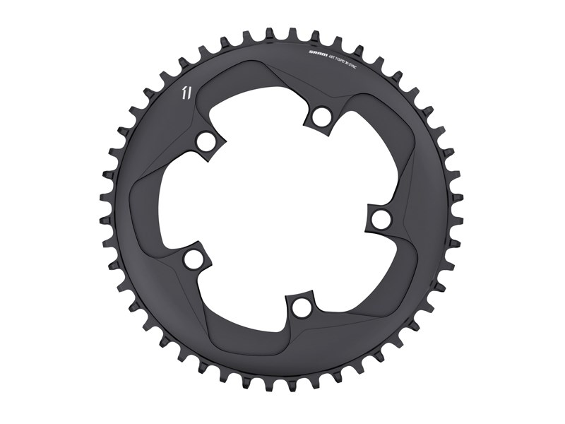 SRAM Klinge 48T 110 BCD 5-huls Ydre til 2x 10/11 speed Sort
