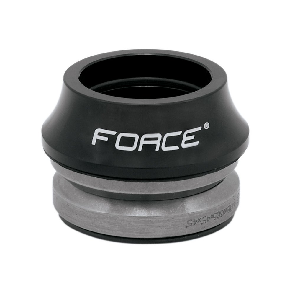 FORCE Styrfittings Ahead 1 1/8" 41.8 mm i top og bund Sort