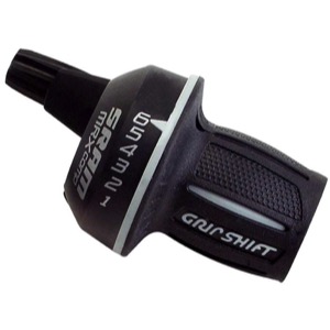 Sram MRX - Twist skifter - Til 6 gears kassette - Sort