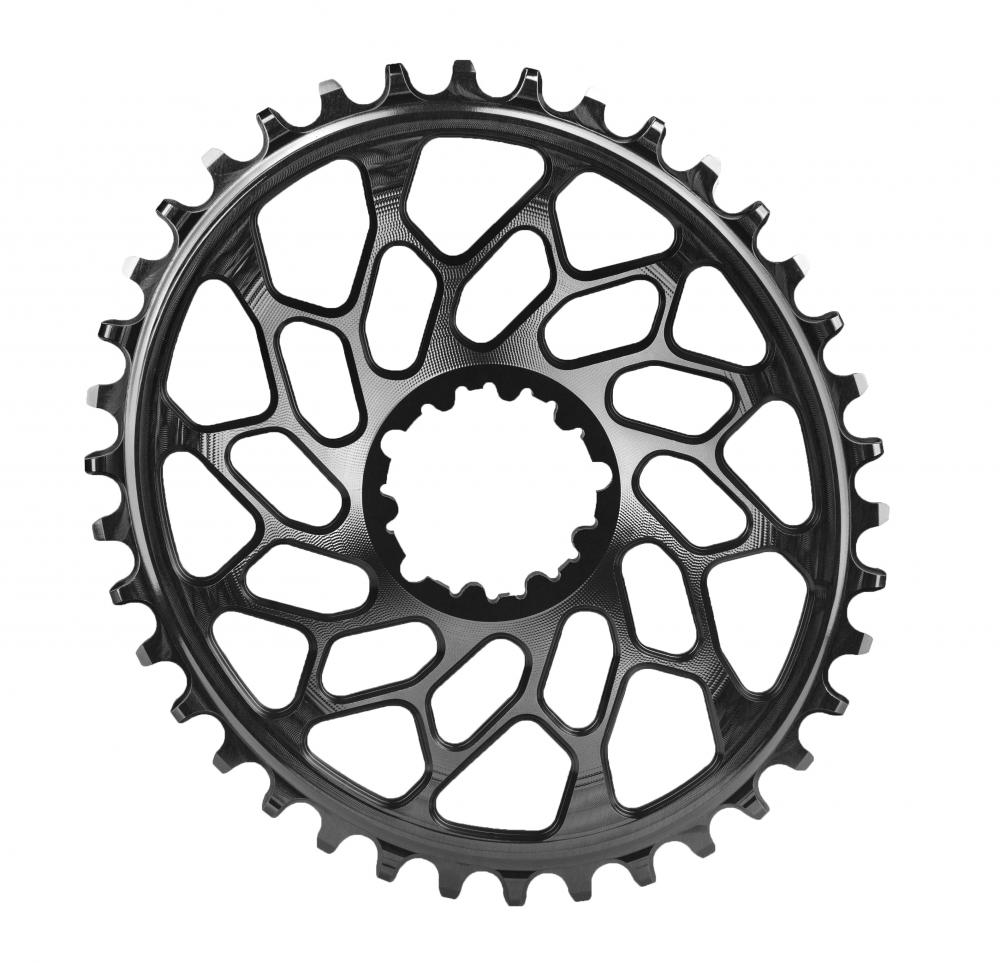 absoluteBLACK Oval klinge - Sram - Direct mount - 44 tænder - Sort