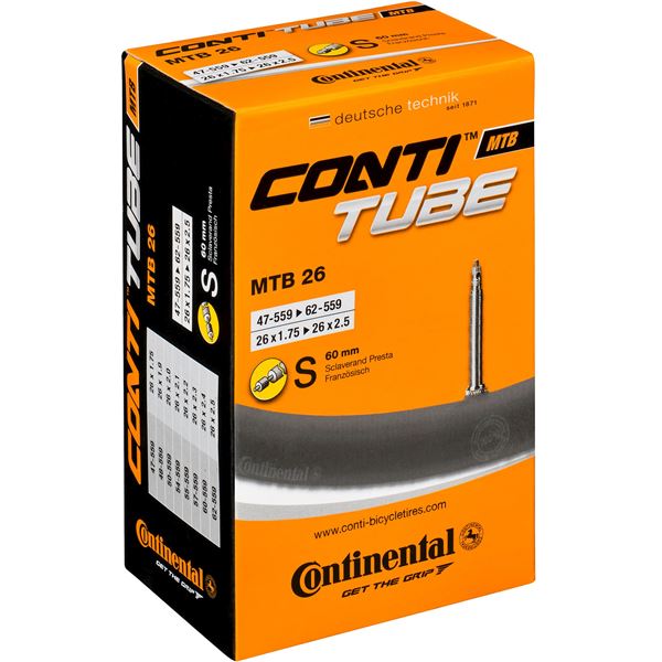 Continental 26 Slange 47/62-559 med 60mm racer ventil"