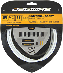 Jagwire - Universal - Bremsekabel sæt - Passer til MTB og Road - Hvid