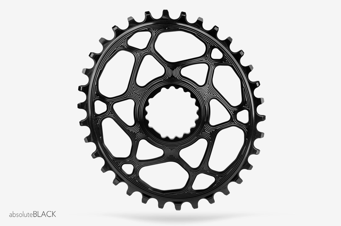 Absolute Black oval klinge 30T til Cannondale kranksæt