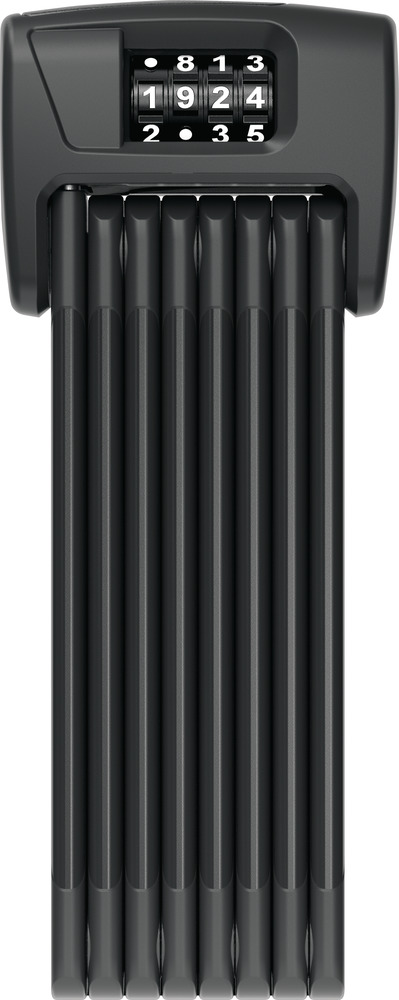 ABUS Bordo 6000C Sammenfoldelig Kombination Cykellås – 5 mm stænger, 120 cm – Sort
