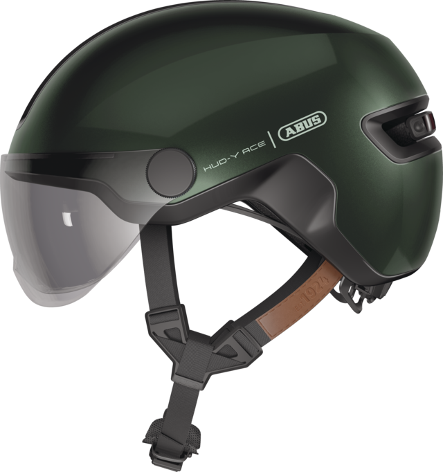 Abus HUD-Y ACE moss green cykelhjelm - Small (51-55 cm)