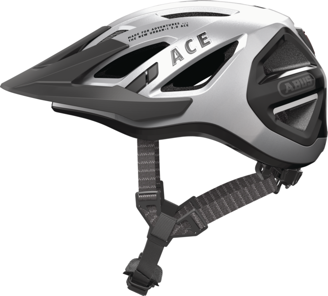 ABUS Urban-I 3.0 ACE cykelhjelm Gleam Silver