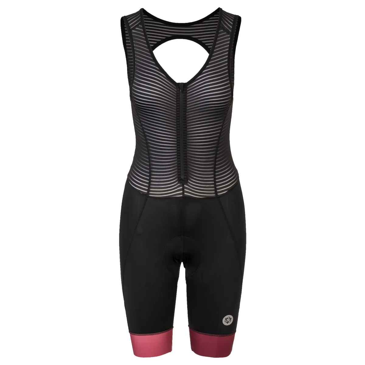 AGU Essential Prime bibshorts Black/Rusty Pink dame