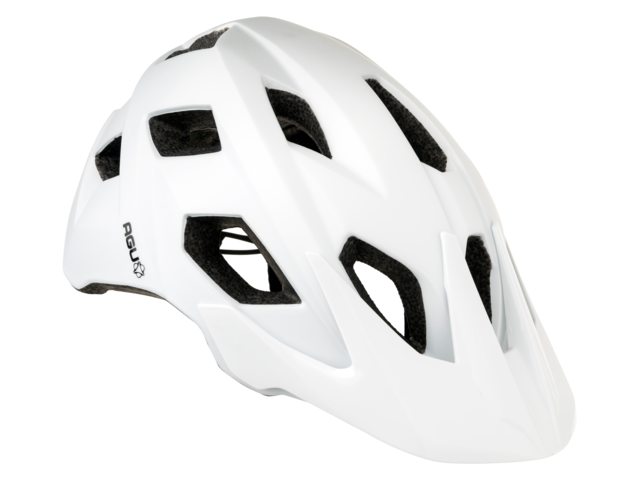 AGU - XC MTB - MTB Cykelhjelm - Hvid - Str. 52-58 cm