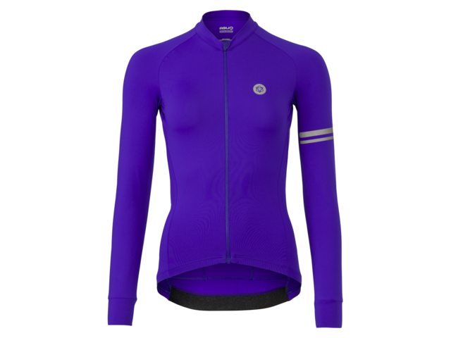 AGU Solid Performance - Cykeltrøje - Lange ærmer - Dame - Lilla - Str. XL