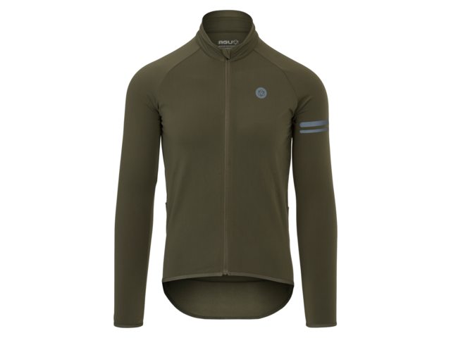 AGU Thermo Jersey Essential - Cykeltrøje - L/Æ - Army grøn - Str. S