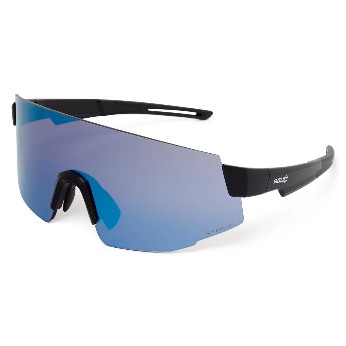 AGU - Verve HDII - Sports- og Cykelbrille - 3 sæt linser - Mat Sort/Gul