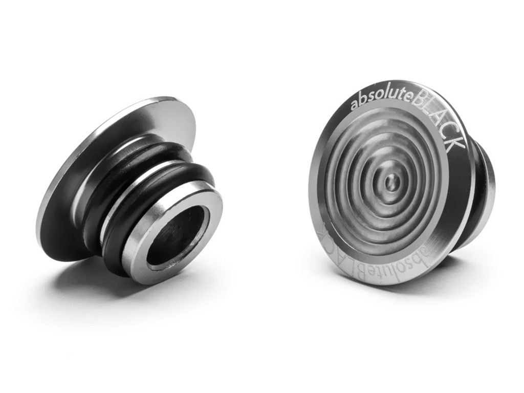 absoluteBLACK Styrpropper - Aluminium - 2 stk - Grå