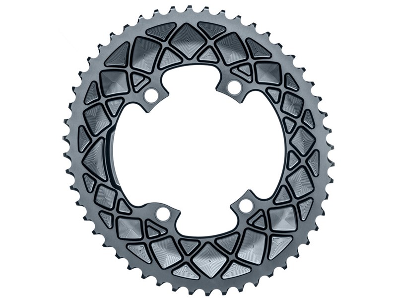 Absolute Black stor oval klinge ø110 Shimano grå