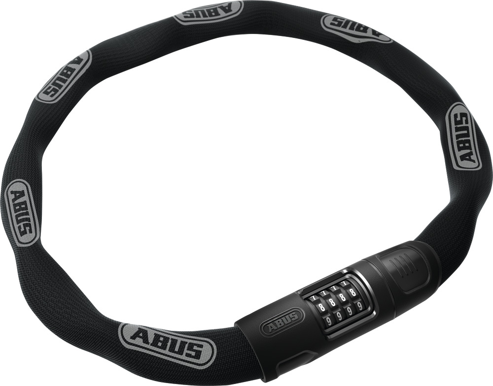Abus 8808C/110 cm. Sort Kædelås Med Kode