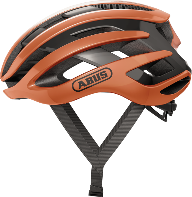 Abus airbreaker gold fish orange cykelhjelm - Large (59-61 cm) / Orange
