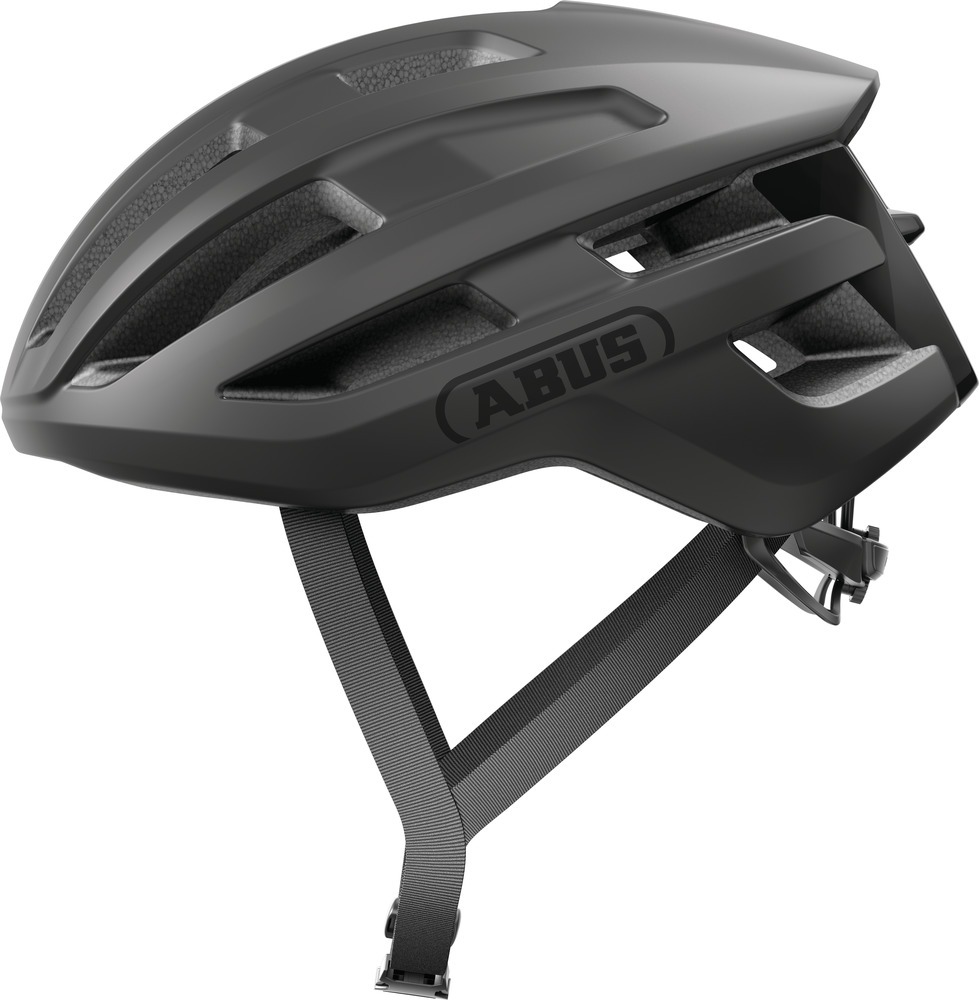 Abus PowerDome velvet black cykelhjelm - Medium (54-58 cm)