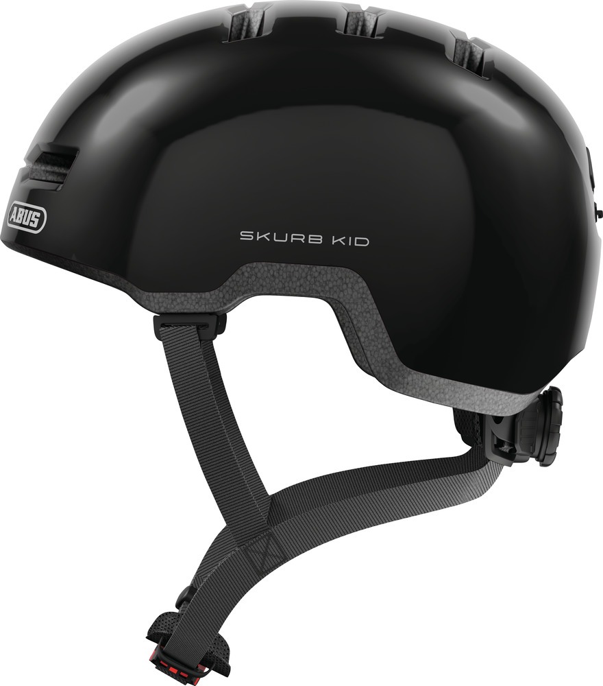 Abus Skurb Kid - Cykelhjelm til børn - Shiny black - Str. M