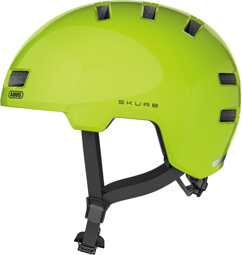 Abus Urban skurb signal yellow - Cykelhjelm - OUTLET - Medium (55-59 cm)