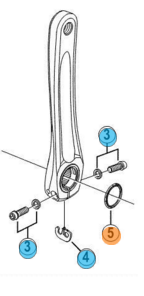 Shimano Distanceskive Fc-7800 O-ring Ht2 Pedal - Cykelreservedele
