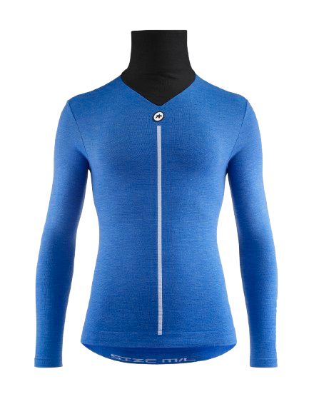 Assos Ultraz P1 langærmet svedundertrøje calypso blå herre (Størrelse: Medium/Large (I))