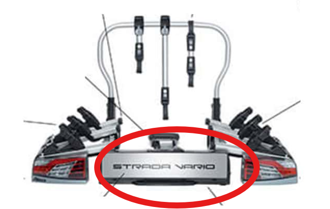 Atera Strada EVO Nummerpladeholder