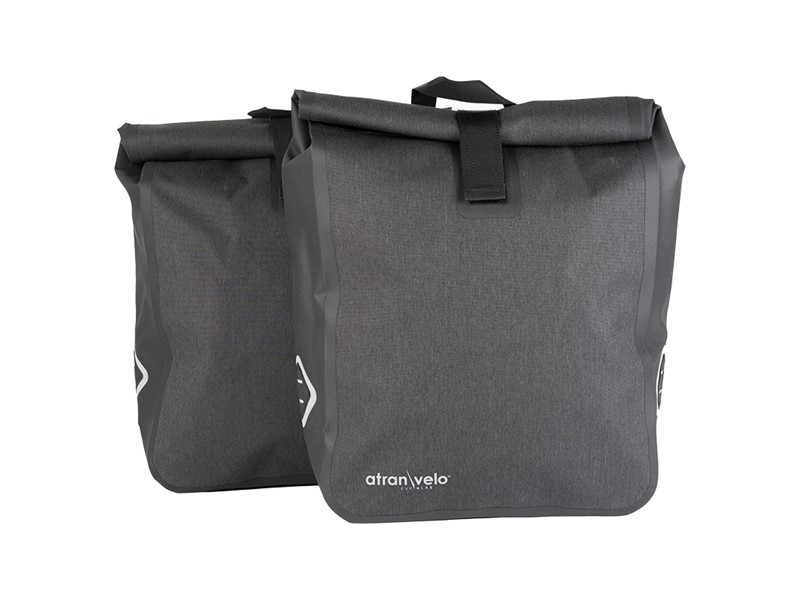 Atran Velo - Travel - Cykeltasker - 2 stk. - AVS system - 24,5 liter - Sort/grå